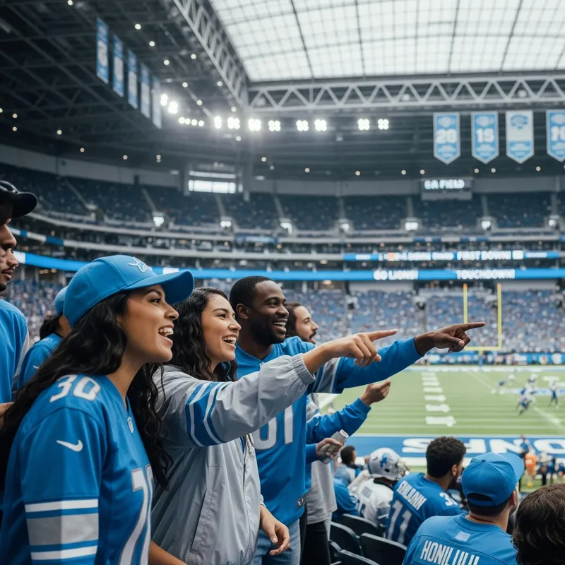 Paquete Detroit Lions vs New York Giants