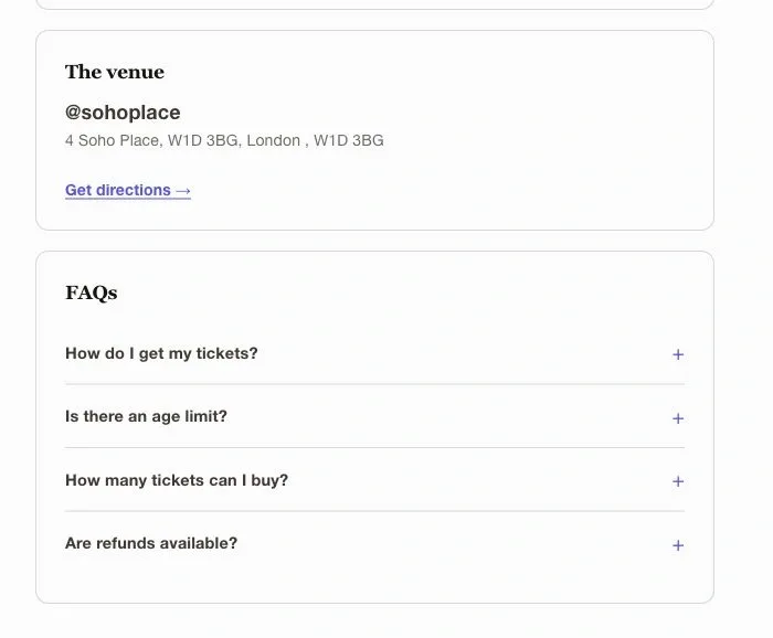 Event Spotlight — venue