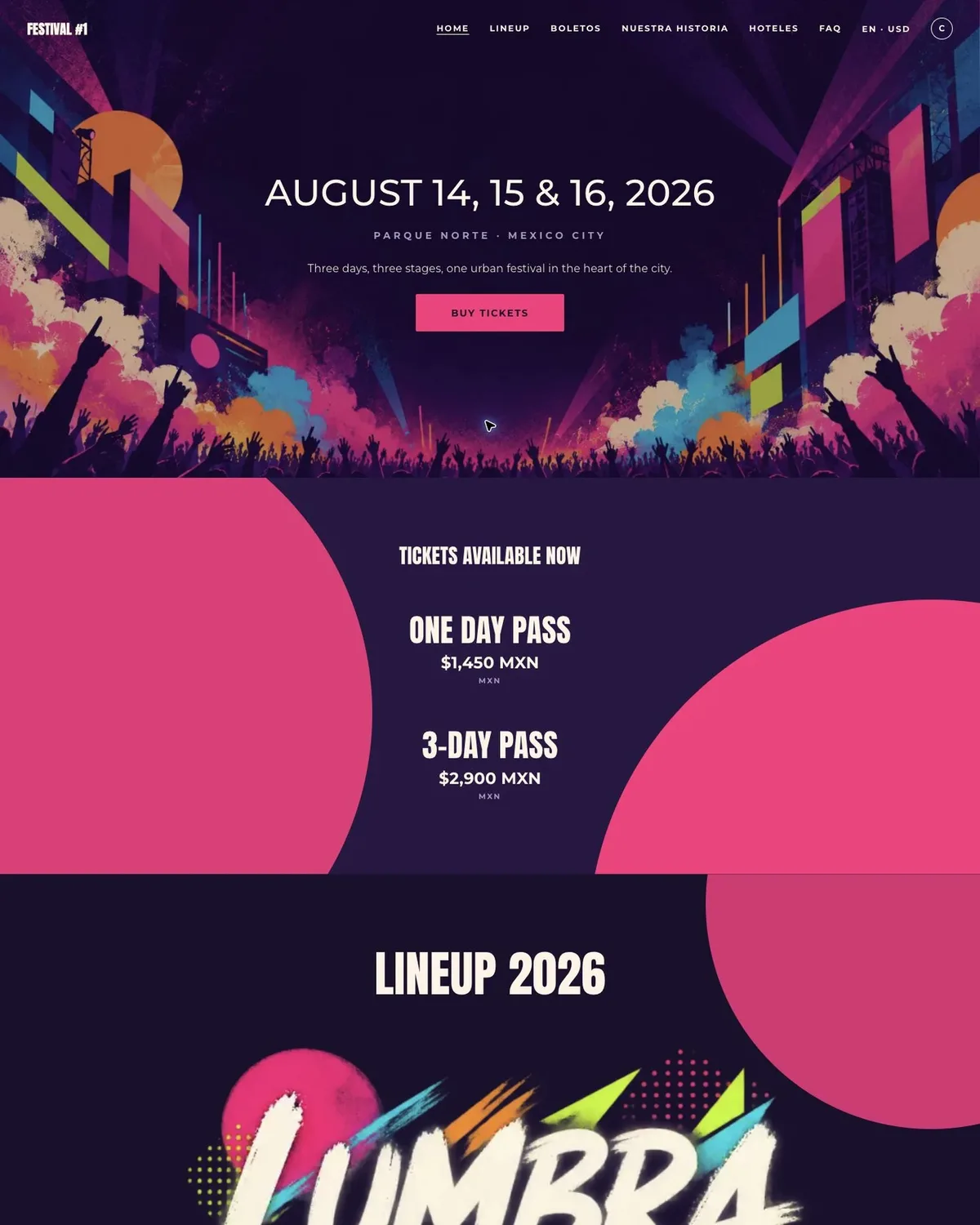 Festival Lineup