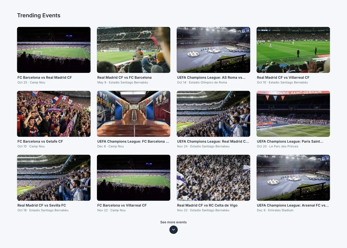 Ticket Explorer — trending