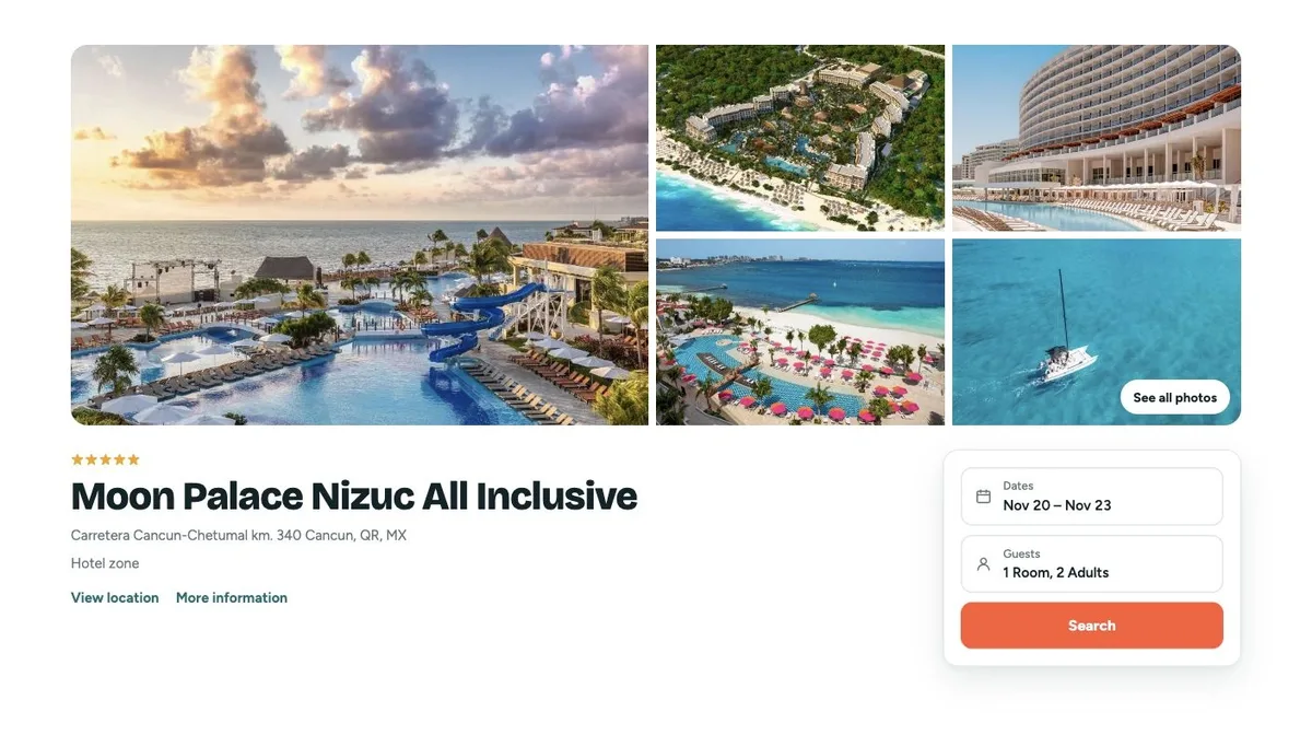 Help customers choose their stay.