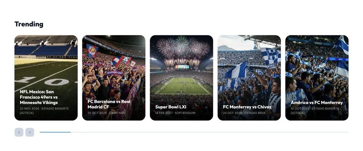 Events Panorama — trending