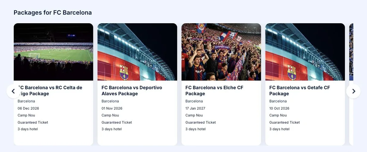 Event packages